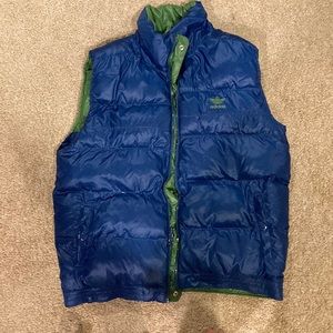 Adidas reversible puffer vest
